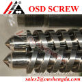 SACM645 90/2 parallel twin screw barrel for upvc pipe